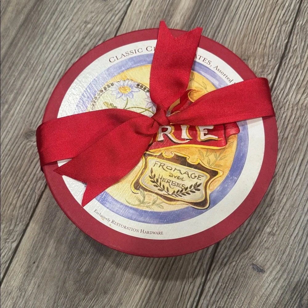 NEW RESTORATION HARDWARE RH Cheese Plate Set (4) Assorted Designs Classic